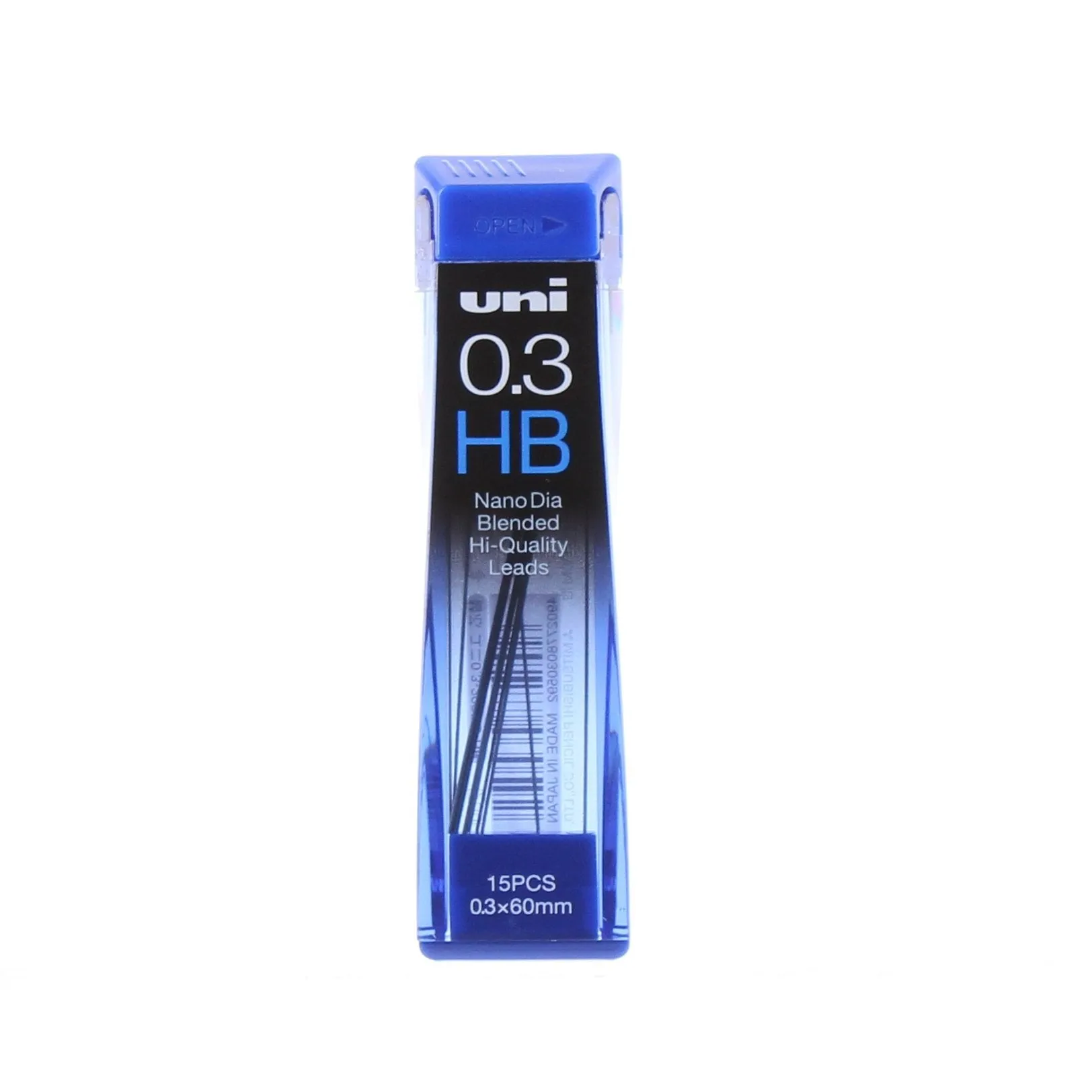 0.3mm 15pcs Mechanical Pencil Lead (2B / B / HB / 2H)