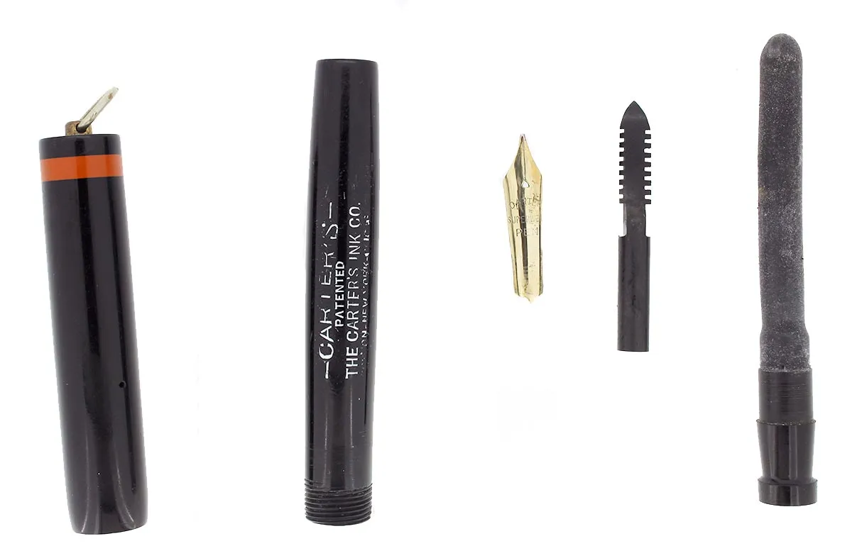 1930s CARTER'S RINGTOP FOUNTAIN PEN SUPERWEAR NIB RESTORED