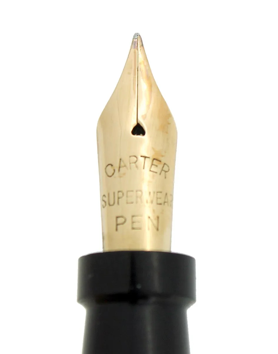 1930s CARTER'S RINGTOP FOUNTAIN PEN SUPERWEAR NIB RESTORED