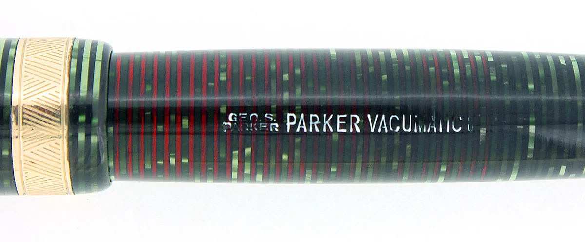 1939 PARKER EMERALD PEARL SENIOR MAXIMA VACUMATIC DJ FOUNTAIN PEN RESTORED