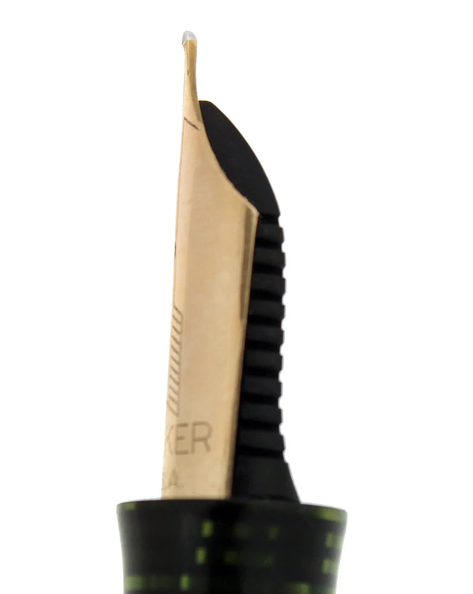 1939 PARKER EMERALD PEARL SENIOR MAXIMA VACUMATIC DJ FOUNTAIN PEN RESTORED