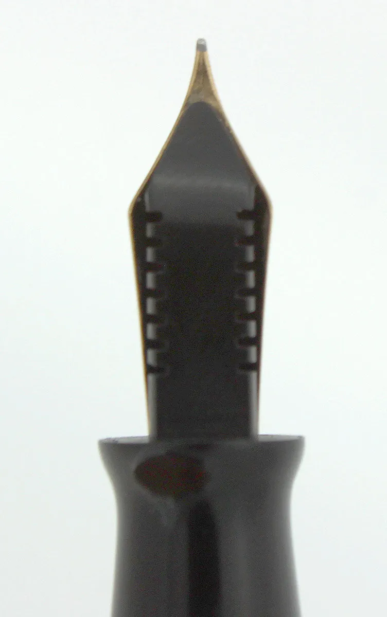 1940 PARKER VACUMATIC GOLDEN PEARL DOUBLE JEWEL FOUNTAIN PEN RESTORED NEAR MINT