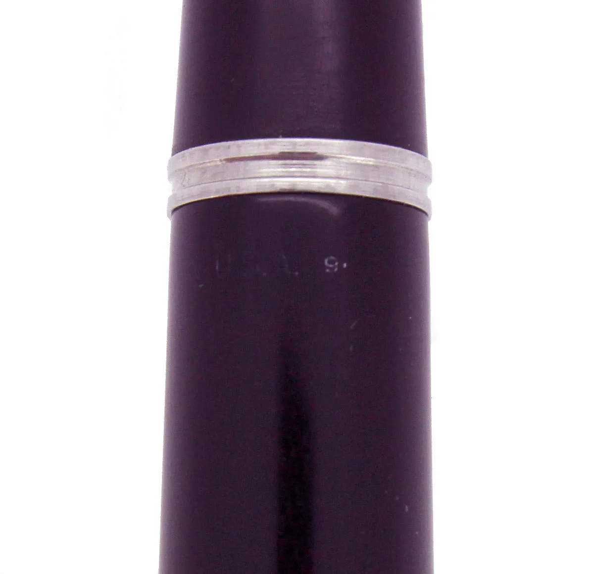 1949 PARKER 51 PLUM AEROMETRIC FOUNTAIN PEN WITH 1.19MM STUB NIB RESTORED