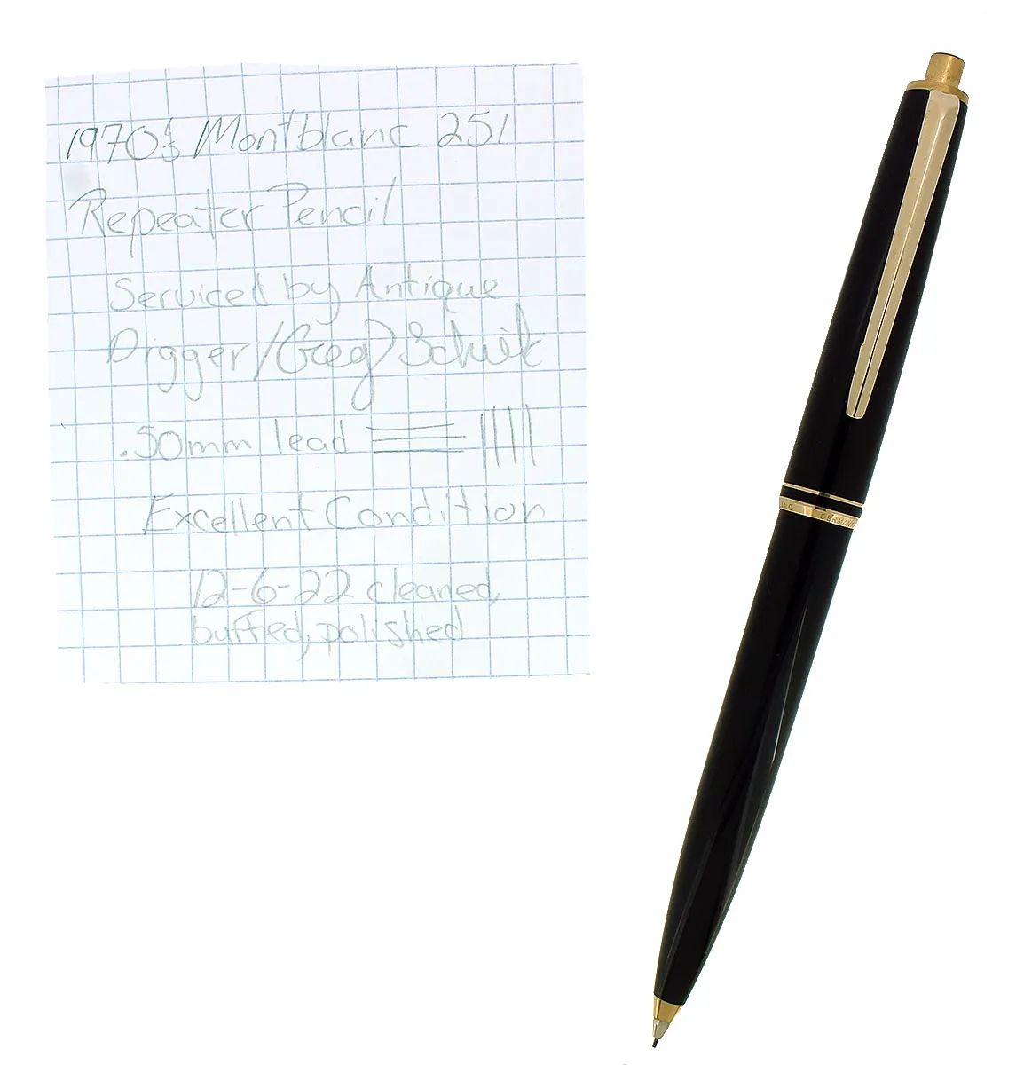 1970S MONTBLANC 251 REPEATER PENCIL SERVICED