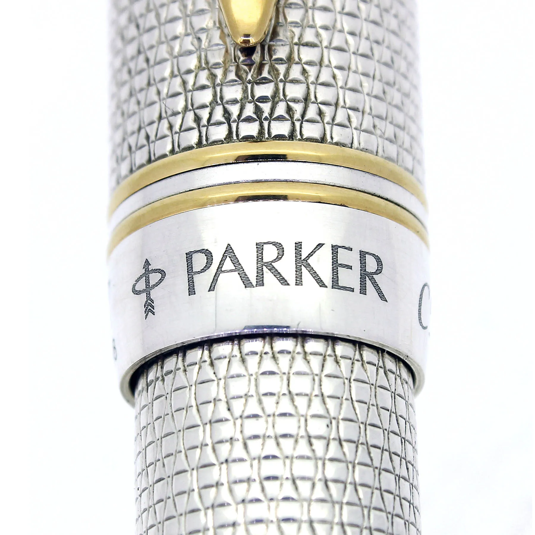 1999 PARKER DUOFOLD CLASSIC PENS CP5 MODERN LIMITED EDITION STERLING FOUNTAIN PEN