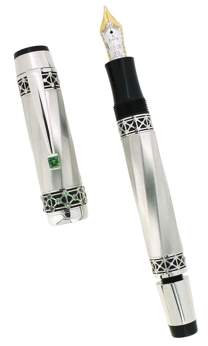 2000 MONTBLANC 888 PATRON OF THE ARTS KARL DER GROSSE 18K GOLD LIMITED EDITION FOUNTAIN PEN NEVER INKED