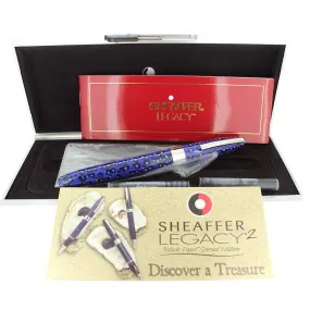2001 SHEAFFER LEGACY 2 SPECIAL EDITION BLACK PEARL FOUNTAIN PEN NEVER INKED