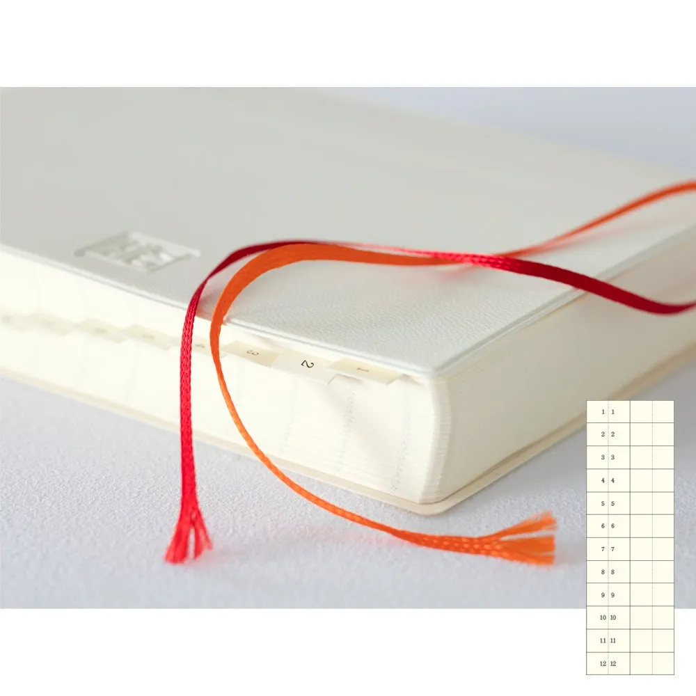 2024 A5 Midori ONE DAY Per PAGE Planner One Day Per Page "Lay Flat" Monthly Blocks & Timed Pages | 415 Pages