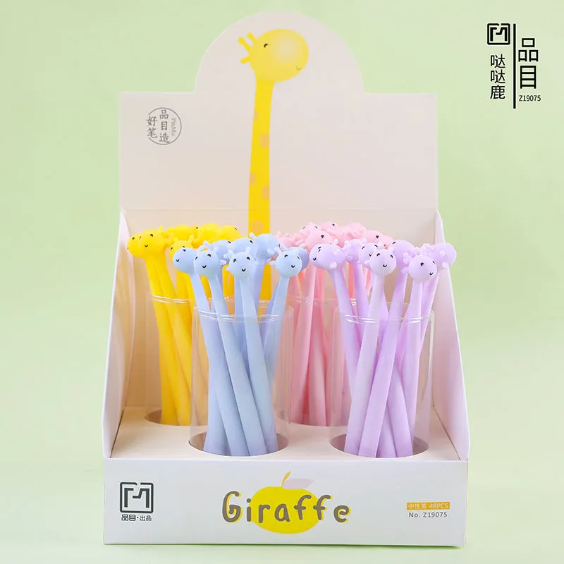 22471 GIRAFFE GEL PEN-48