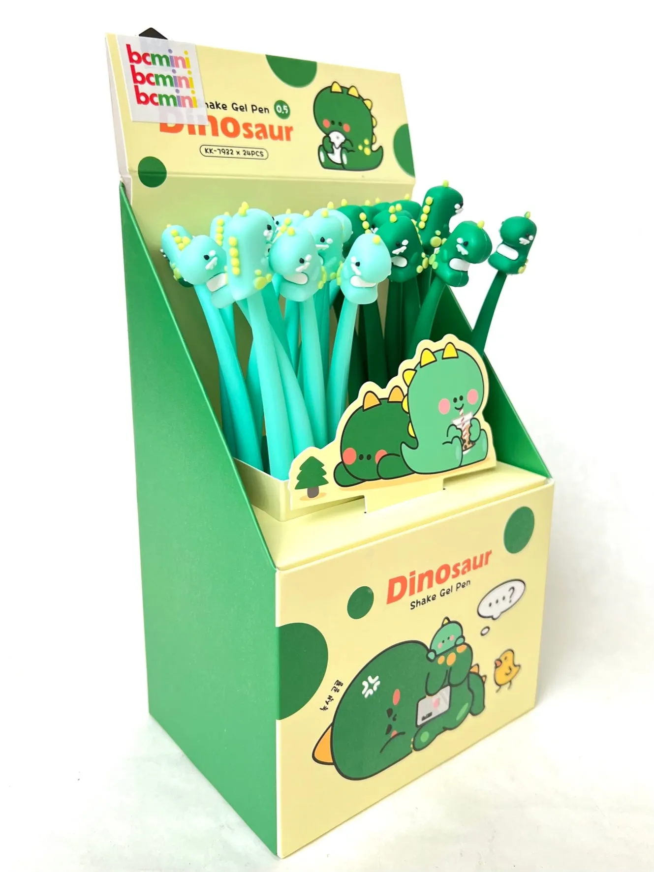 22492 DINOSAUR WIGGLE GEL PEN-24
