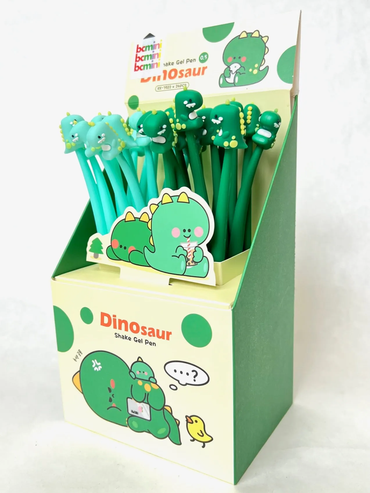 22492 DINOSAUR WIGGLE GEL PEN-24