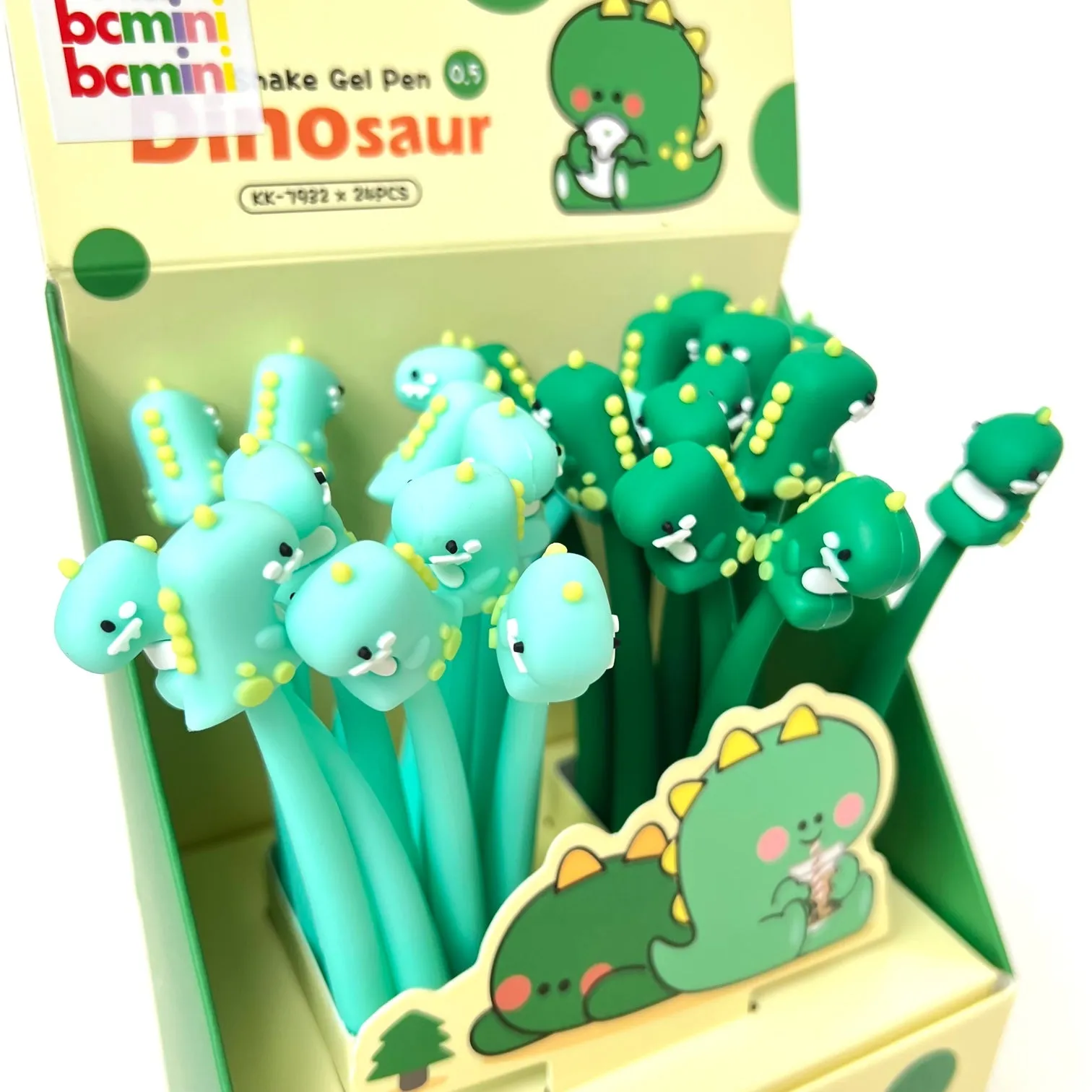 22492 DINOSAUR WIGGLE GEL PEN-24
