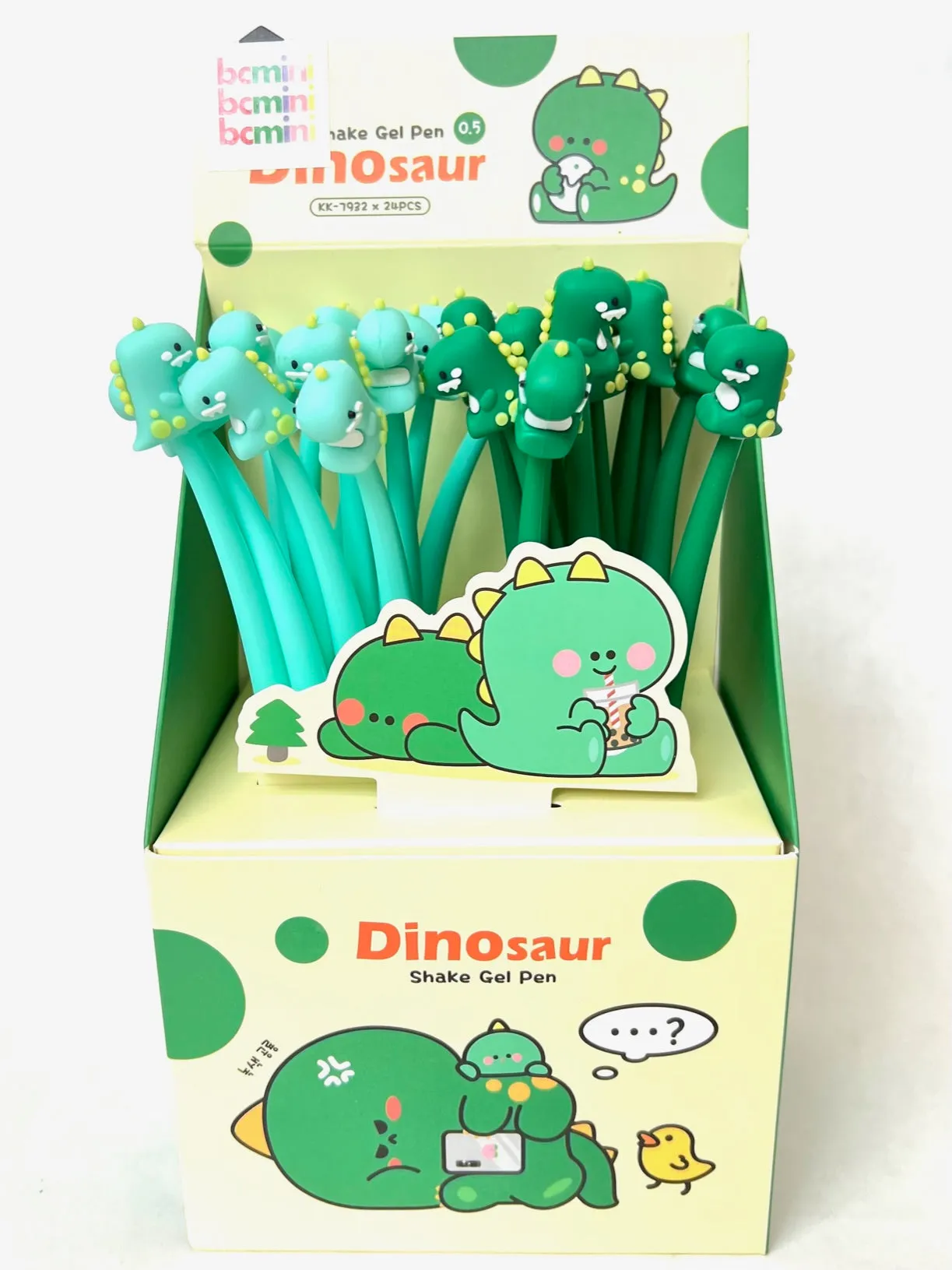 22492 DINOSAUR WIGGLE GEL PEN-24