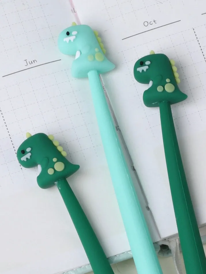 22492 DINOSAUR WIGGLE GEL PEN-24