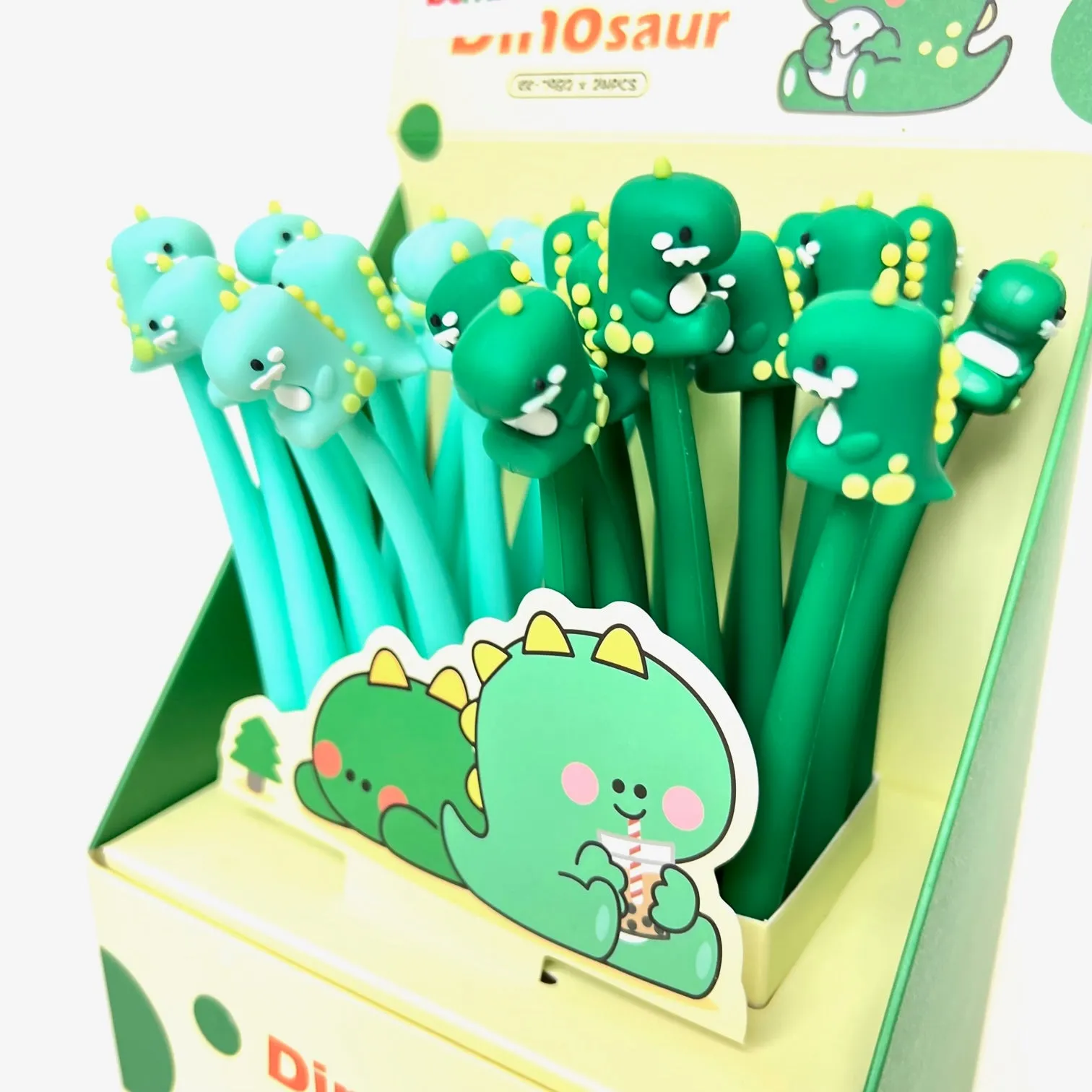 22492 DINOSAUR WIGGLE GEL PEN-24