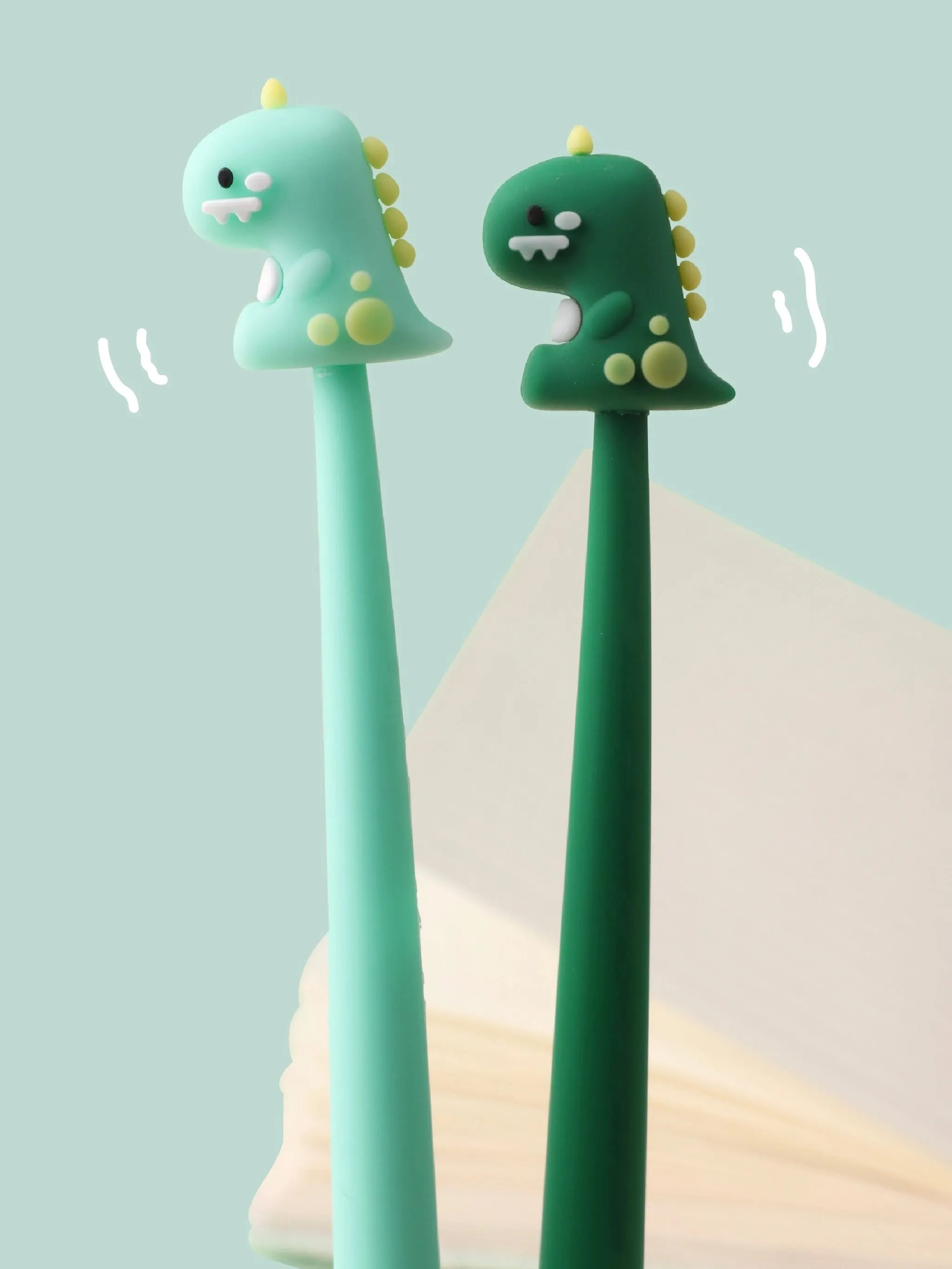 22492 DINOSAUR WIGGLE GEL PEN-24