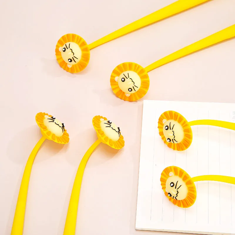 22550 LITTLE LION FLOWER GEL PEN-48