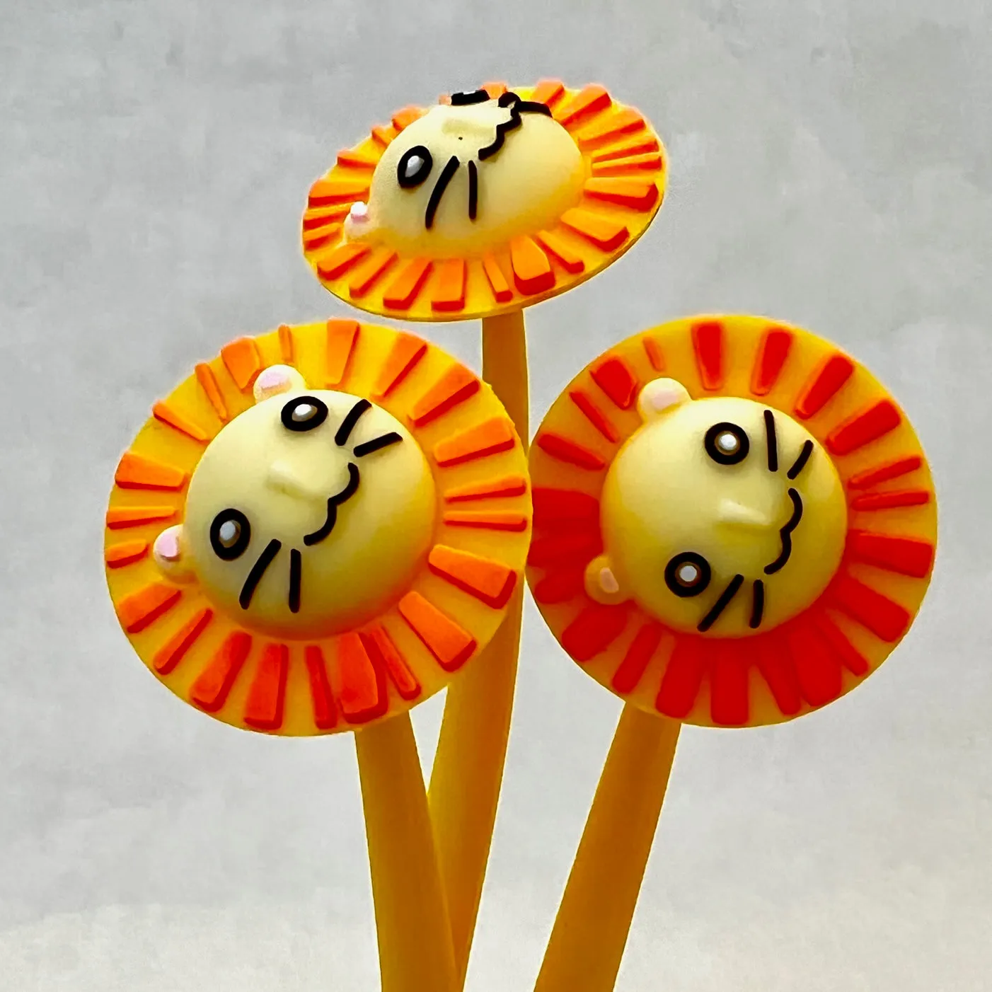 22550 LITTLE LION FLOWER GEL PEN-48