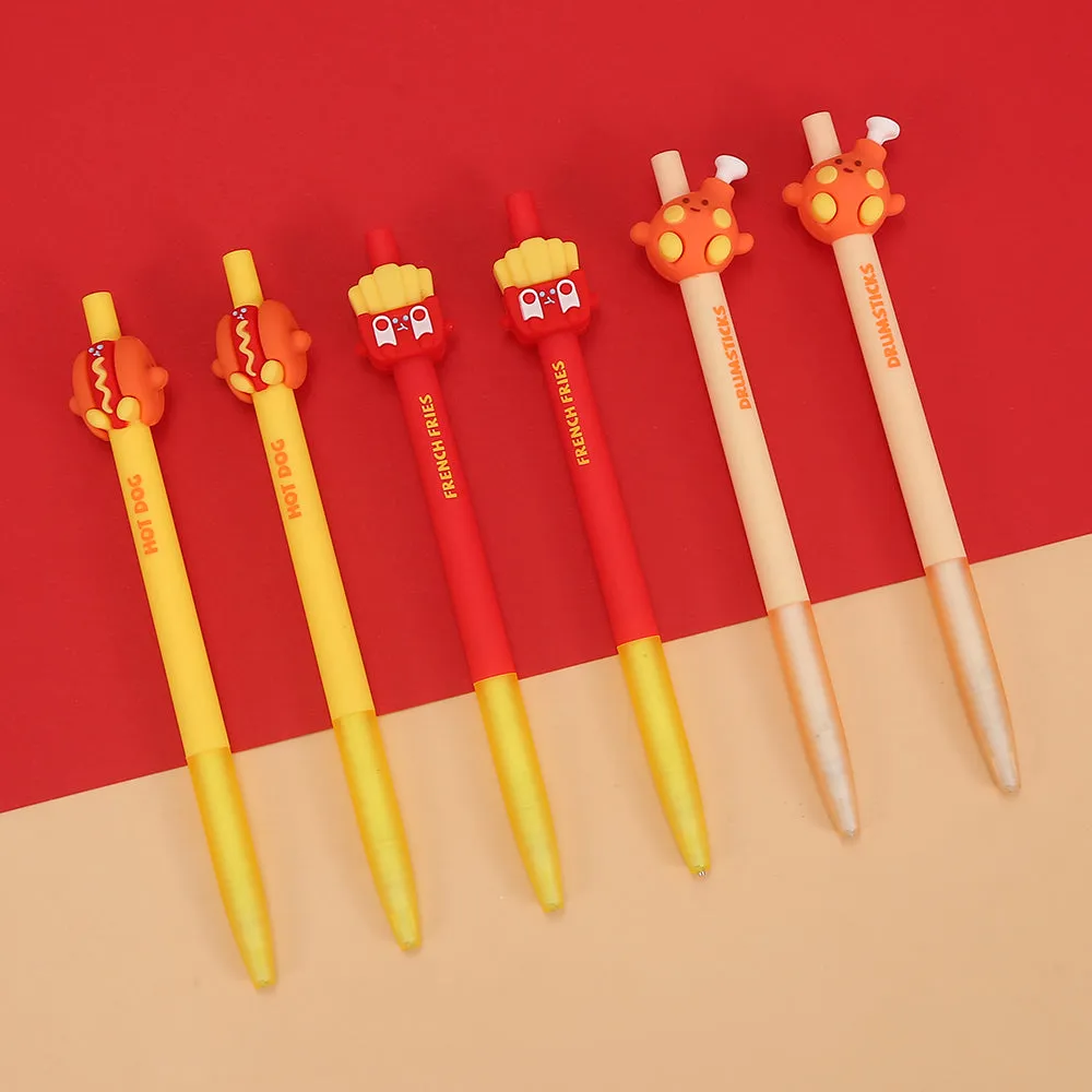 22559 FAST FOOD SNACK RETRACTABLE GEL PEN-36