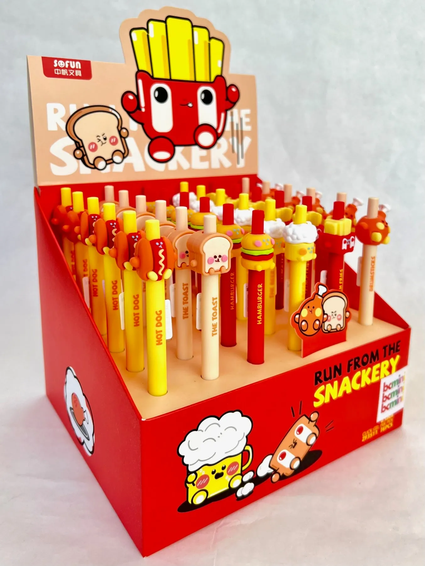 22559 FAST FOOD SNACK RETRACTABLE GEL PEN-36