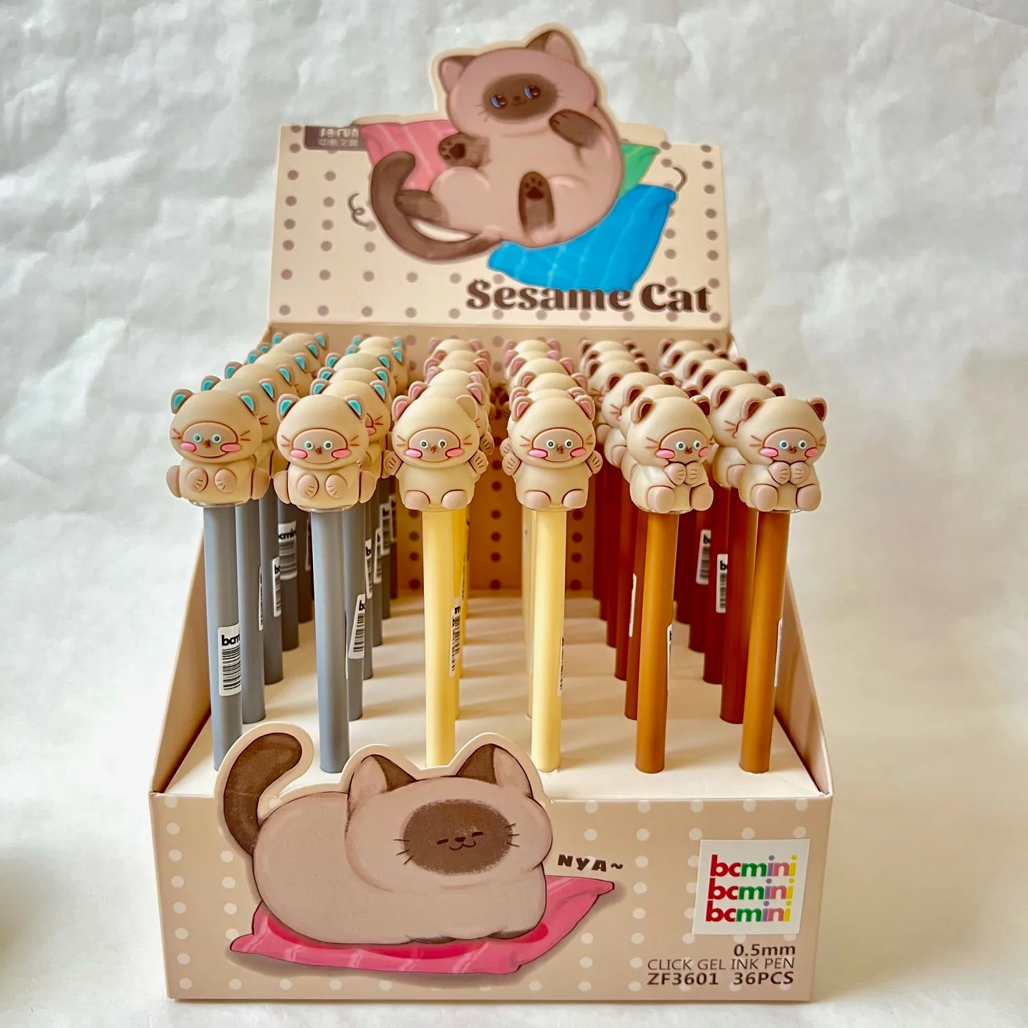 22590 SESAME CAT GEL PEN-36