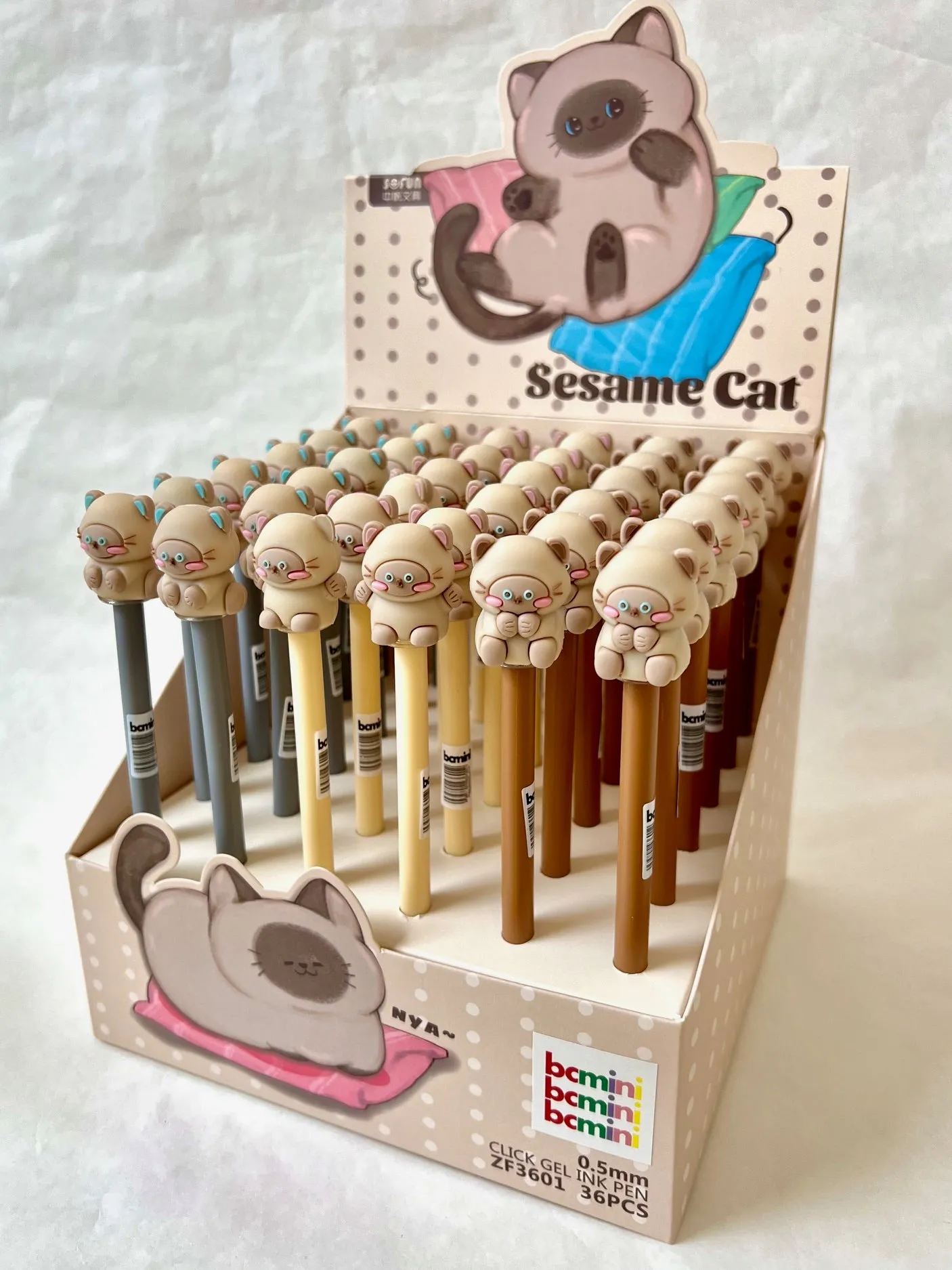 22590 SESAME CAT GEL PEN-36