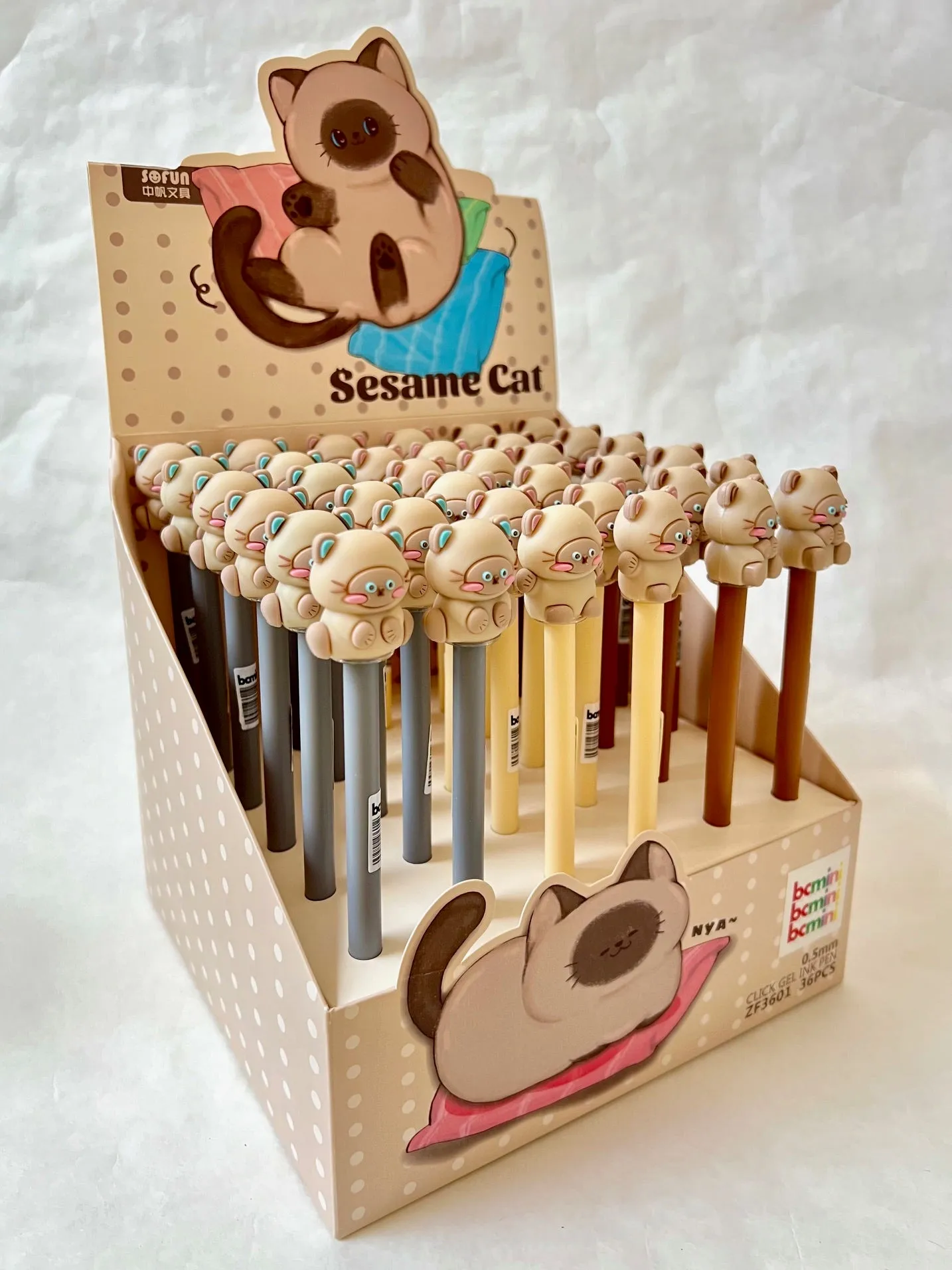 22590 SESAME CAT GEL PEN-36