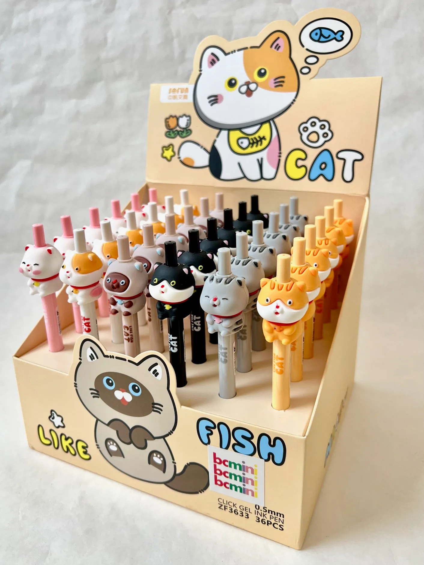 22591 CAT LIKE FISH GEL PEN-36
