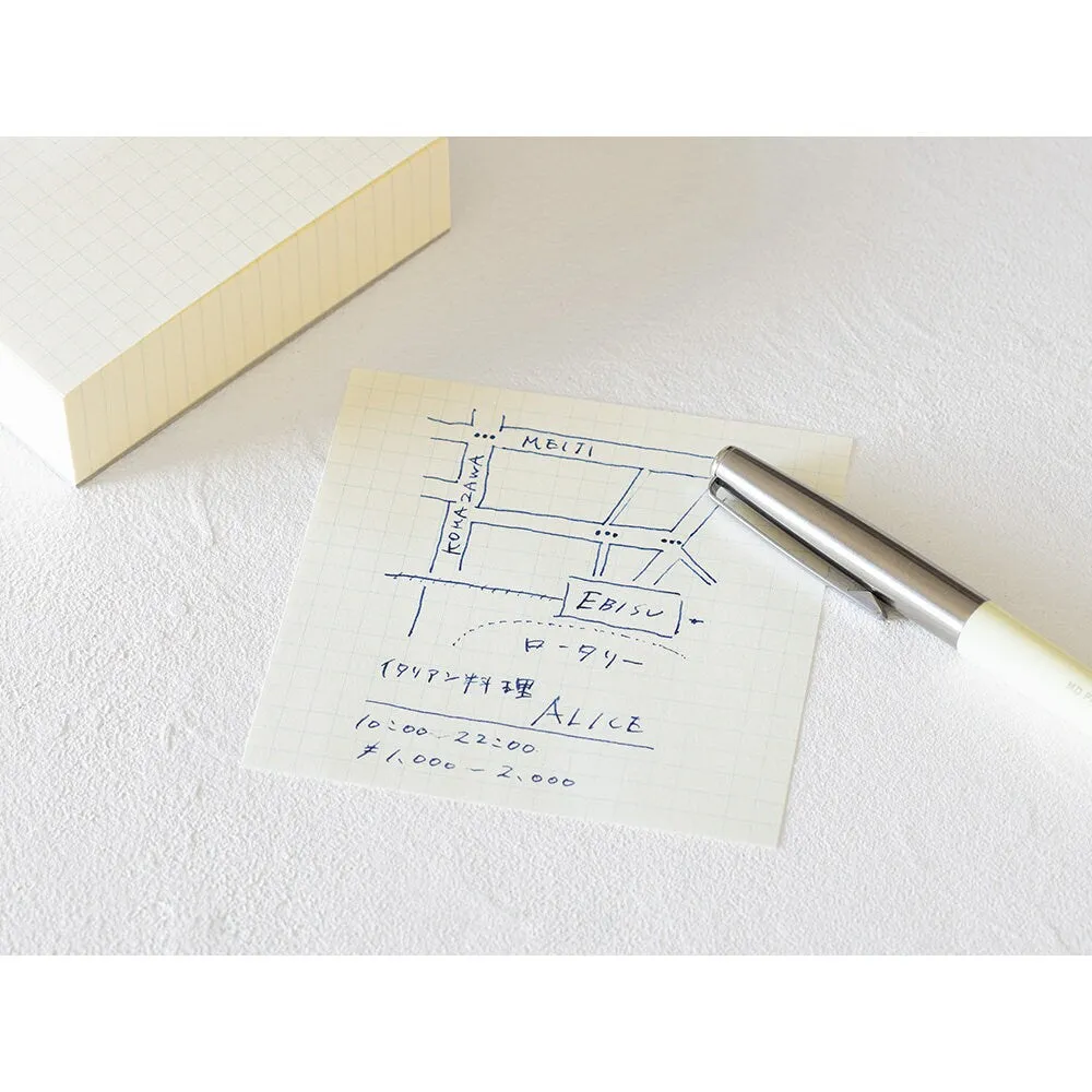 5MM GRID MIDORI MEMO Block 500 Sheets Memo Cube Memo Pad Grid Memo Pad Grid Memo Cube Grid Memo Block | 15286