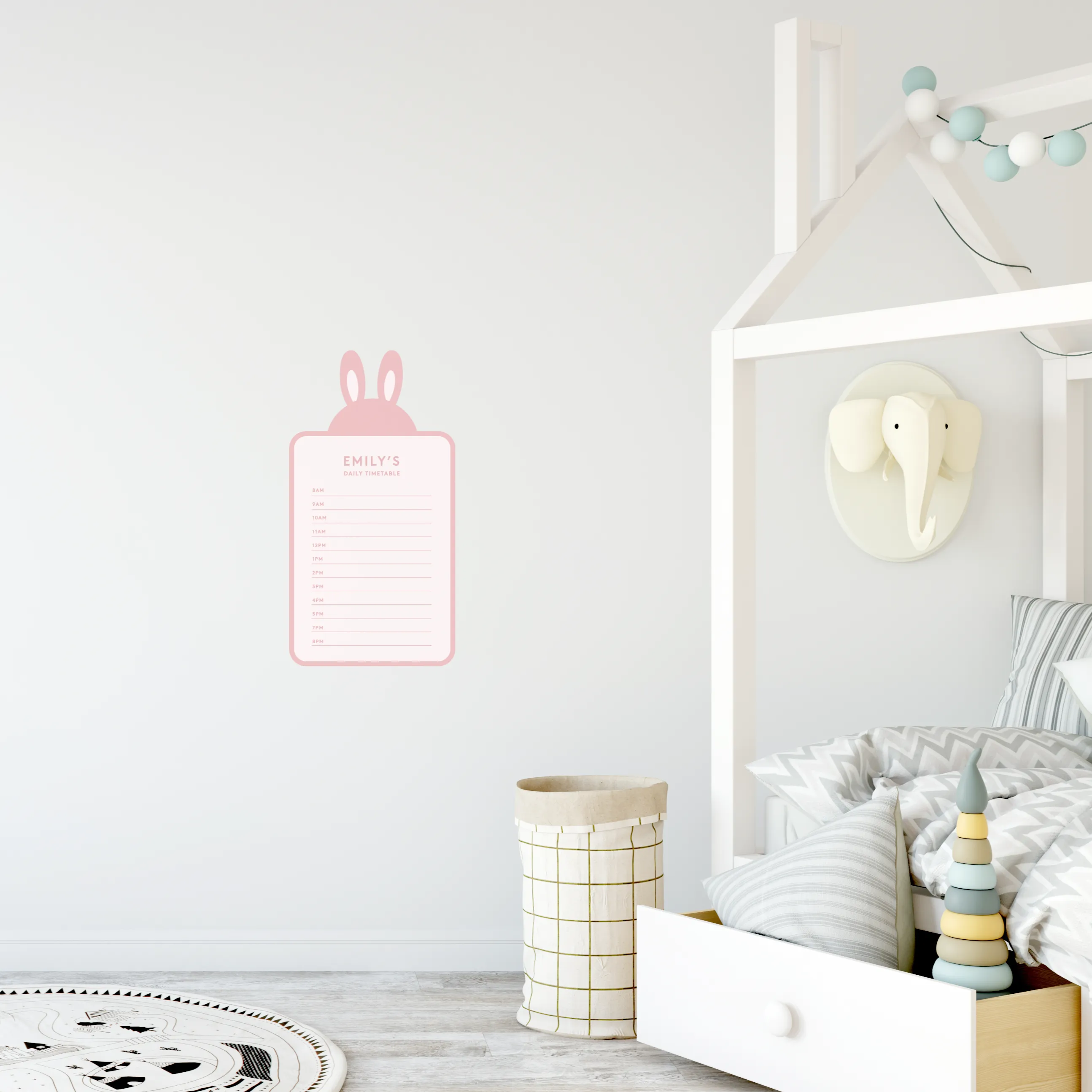 Animal Kids Planner Dry Erase Sticker