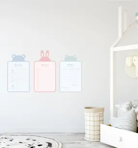 Animal Kids Planner Dry Erase Sticker