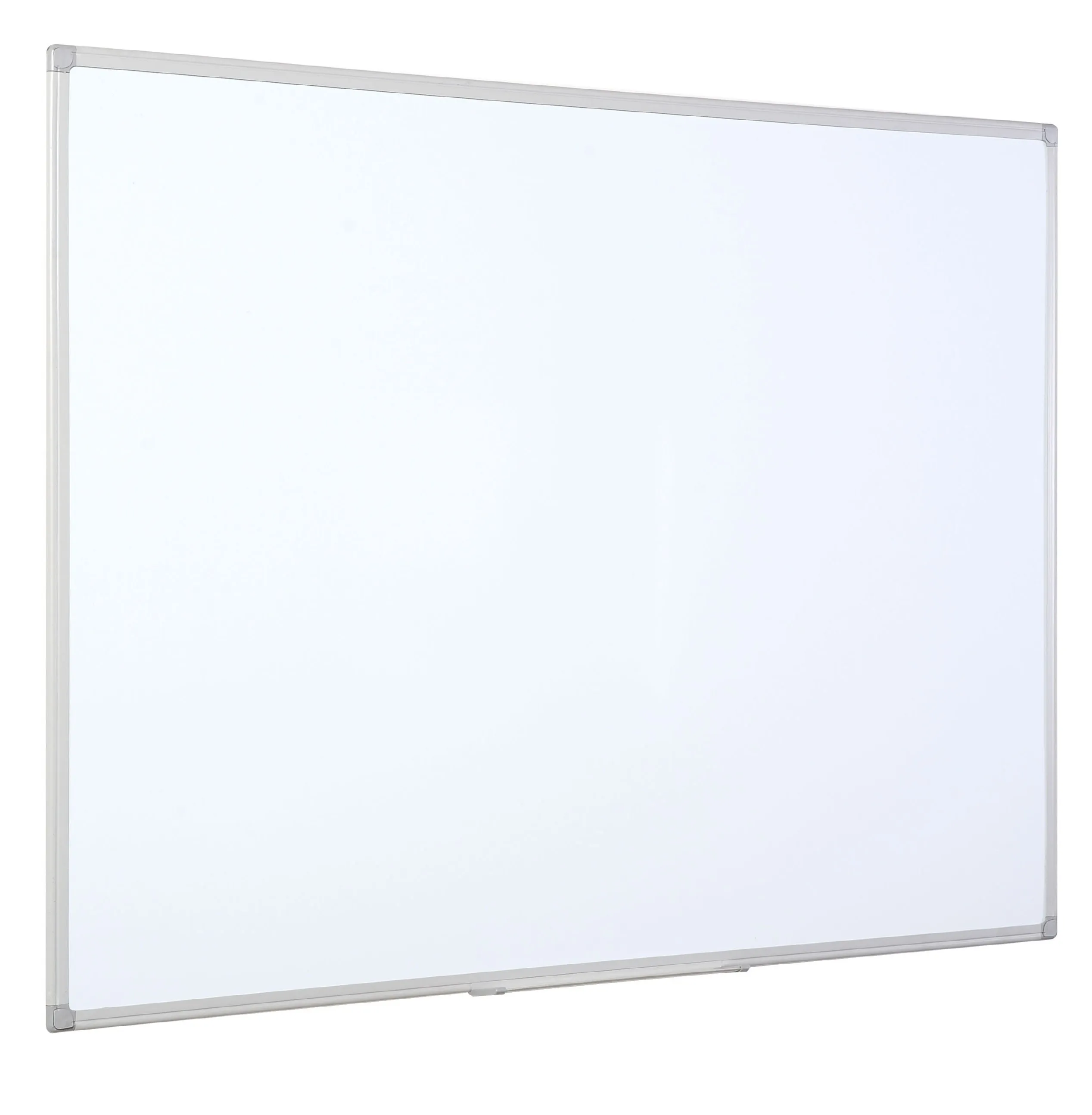 Bi-Office Maya Non Magnetic Melamine Whiteboard Grey Plastic Frame 600x450mm - MB0412186