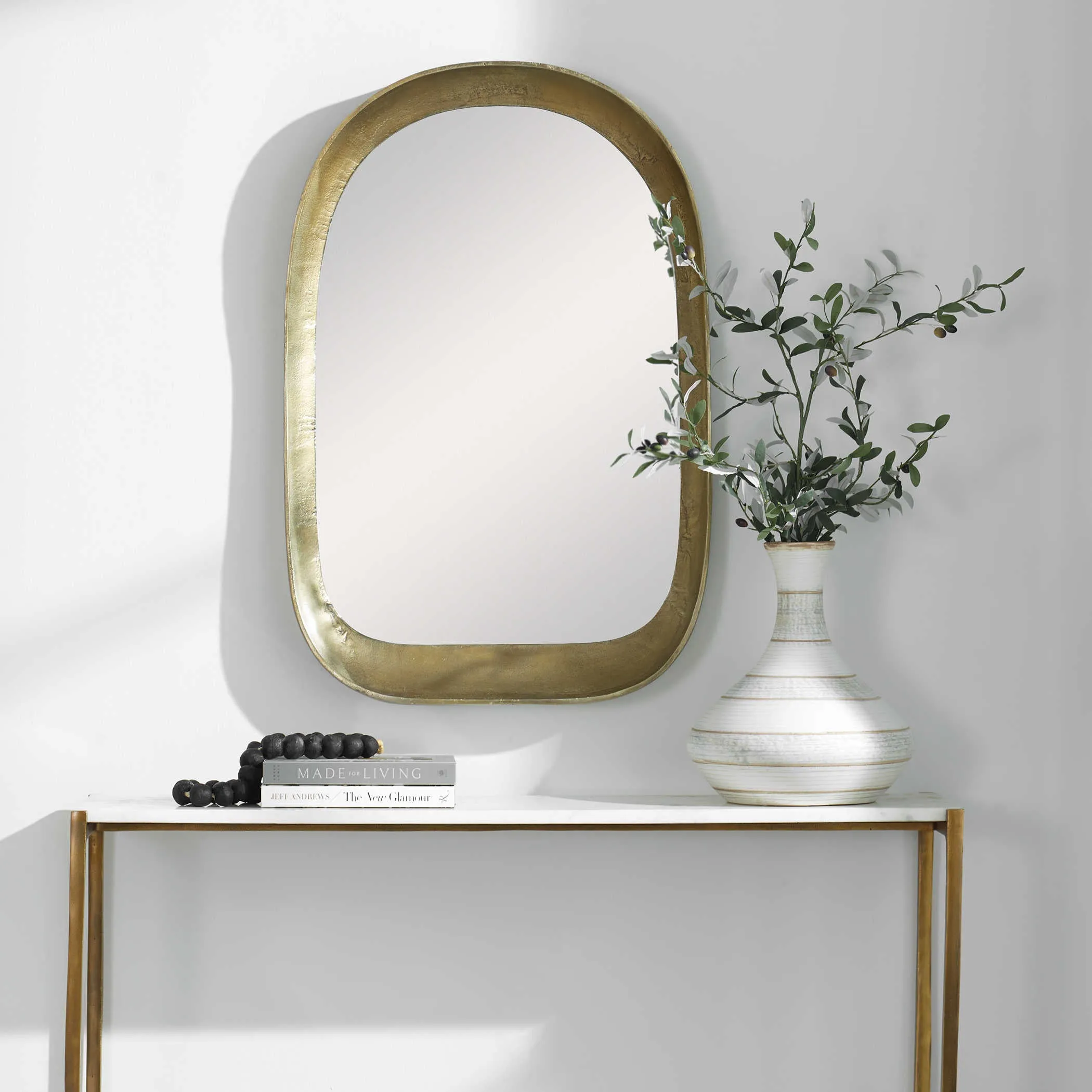 Brass Arch Mirror