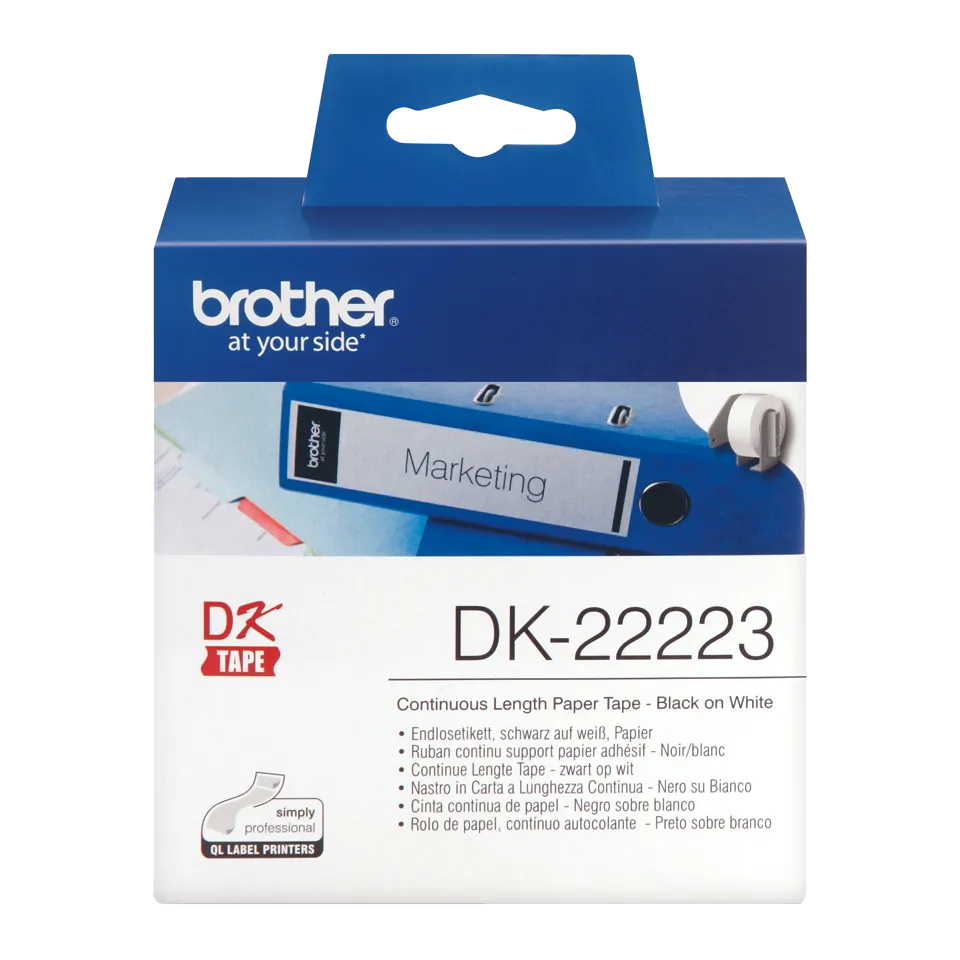 Brother Continuous Paper Roll 55mm x 30m - DK22223