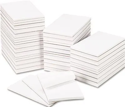 Bulk Scratch Pads Unruled 5 X 8 White 100-Sheet Pads 64 Pads/Carton