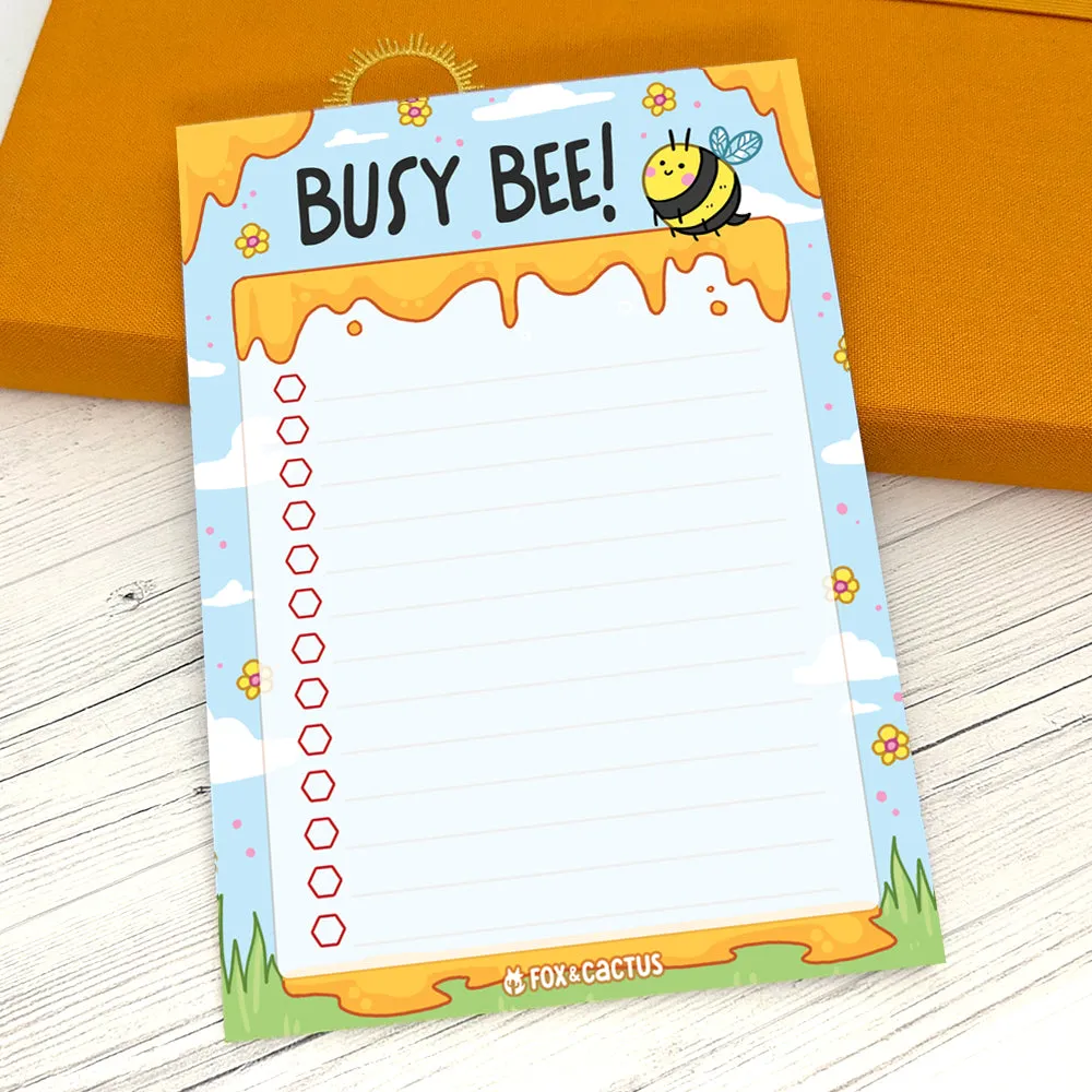 Busy Bee A6 (4x6) Notepad