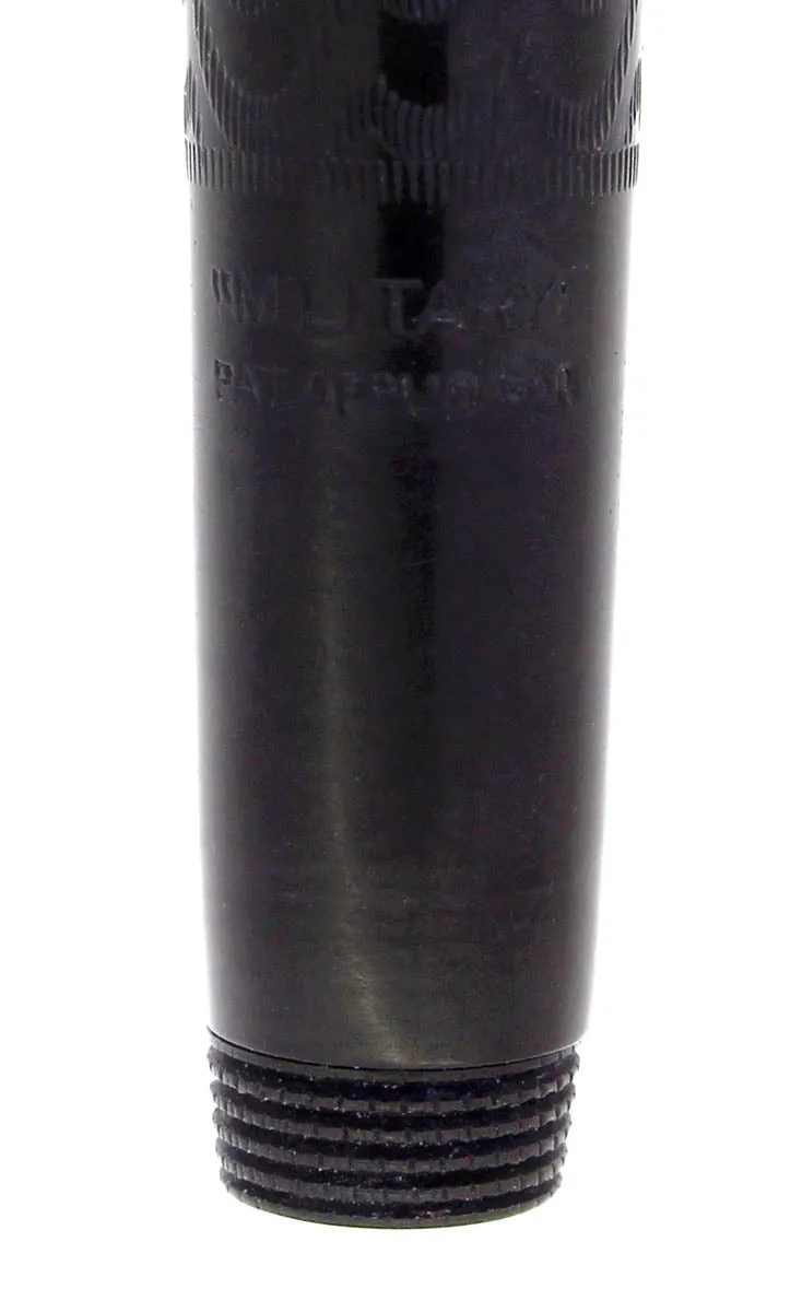 C1918 MABIE TODD SWAN MILITARY SAFETY BLACK CHASED HR INK TABLET FOUNTAIN PEN