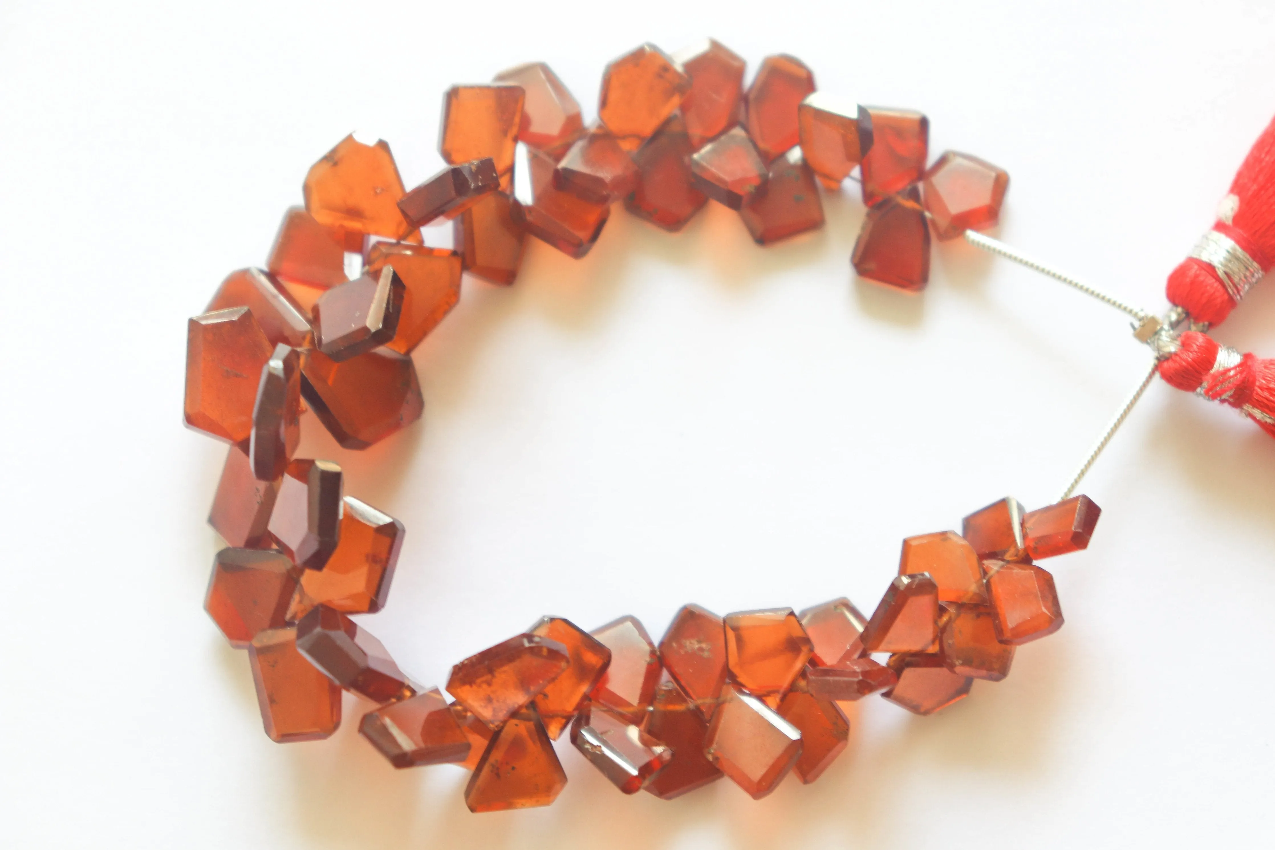 Carnelian gemstone slice cut beads