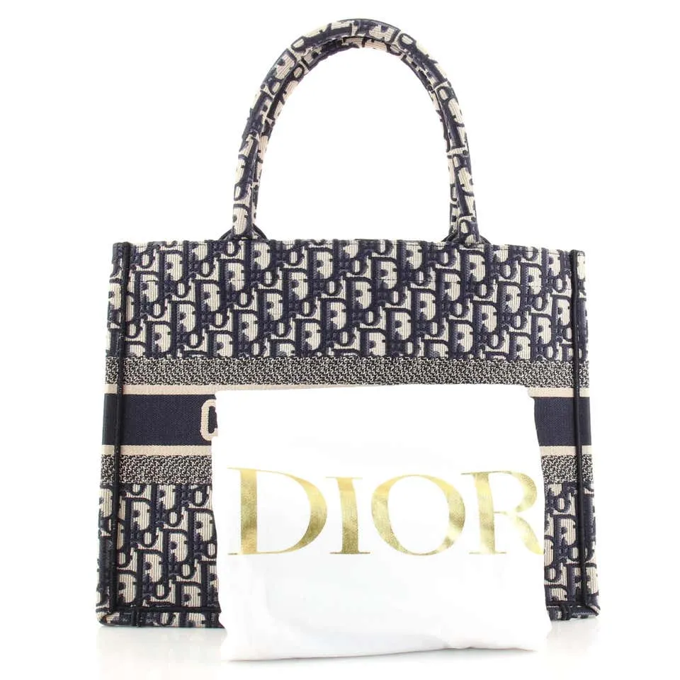 Christian Dior Book Tote Oblique Canvas Medium