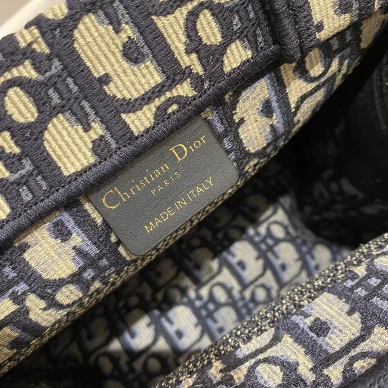 Christian Dior Book Tote Oblique Canvas Medium