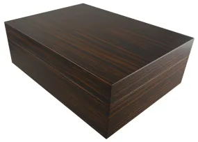 Como Ebony Veneer Desktop Humidor