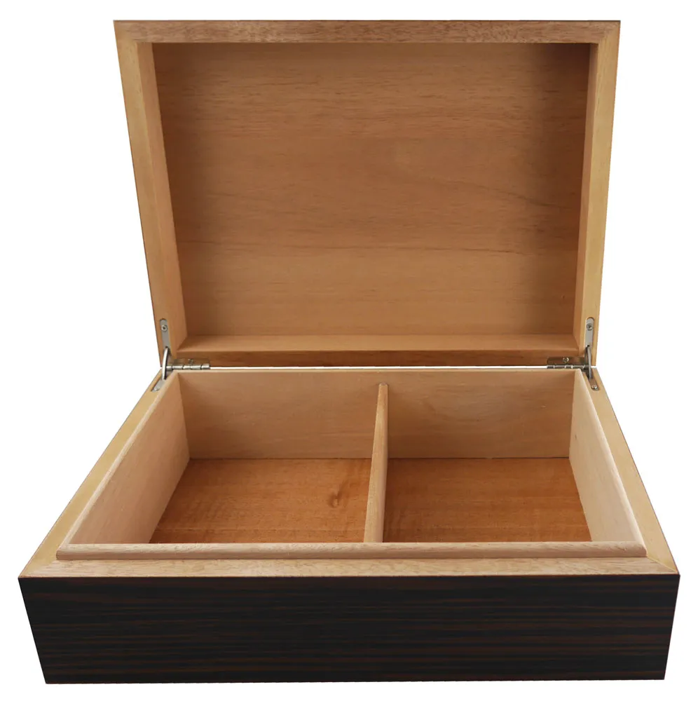 Como Ebony Veneer Desktop Humidor