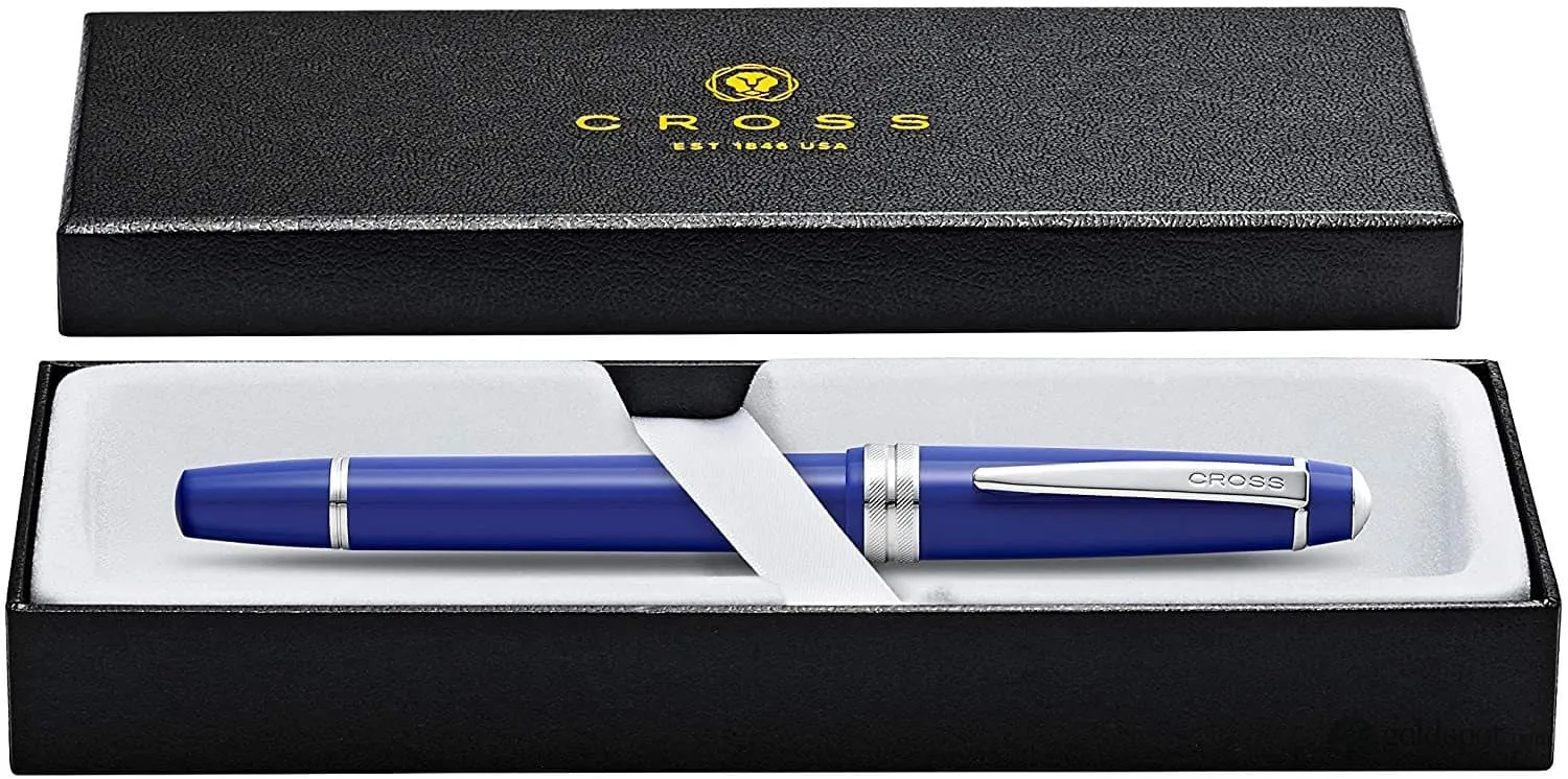 Cross Bailey Light Rollerball Pen in Polished Blue Resin