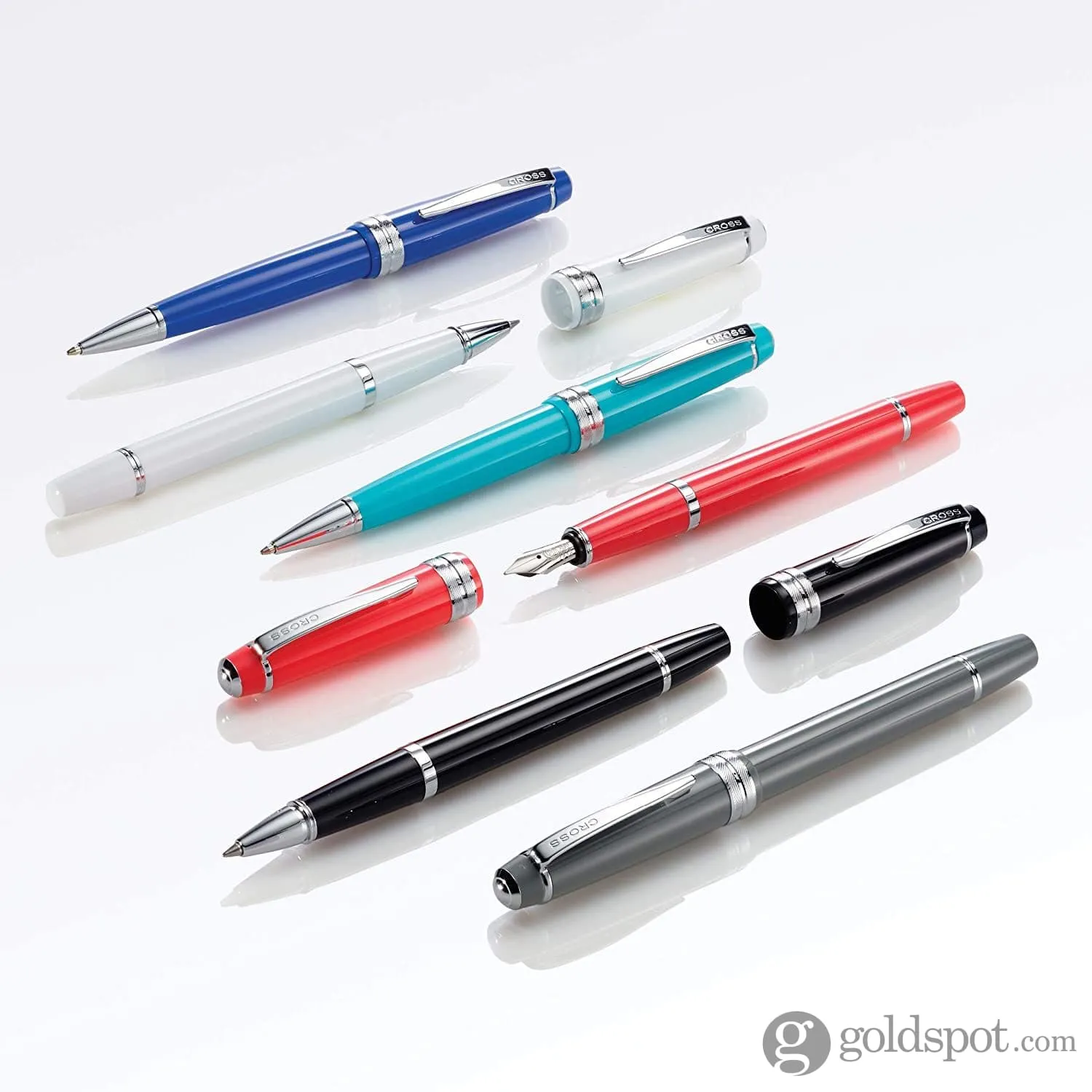 Cross Bailey Light Rollerball Pen in Polished Blue Resin