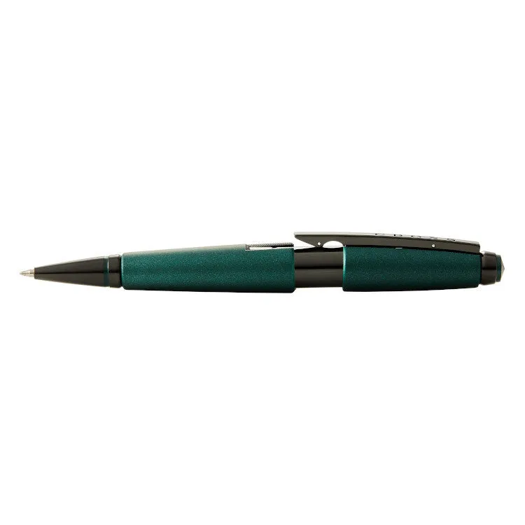 Cross Edge Rollerball Pen - Matte Green Lacquer