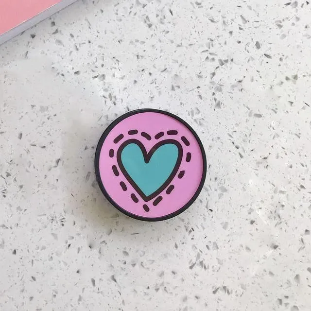 Cute Heart Mobile phone Holder