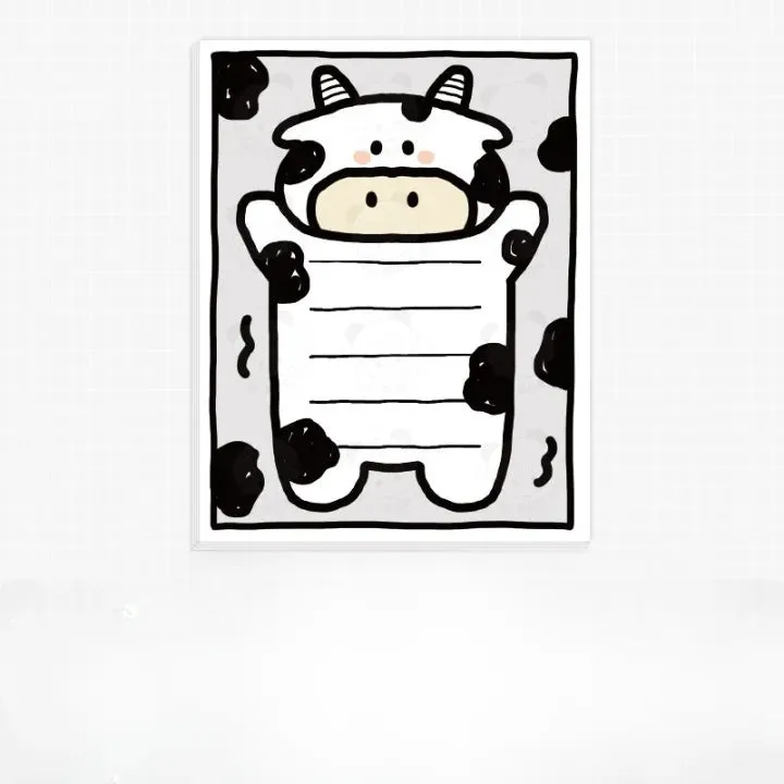 Cute Milk White Rabbit Series Sticky Note And Notepad