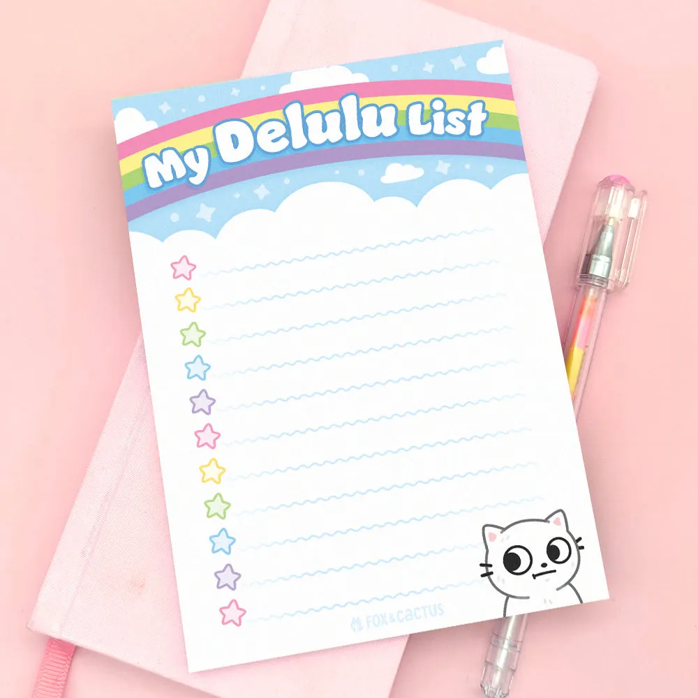Delulu A6 (4x6) Notepad