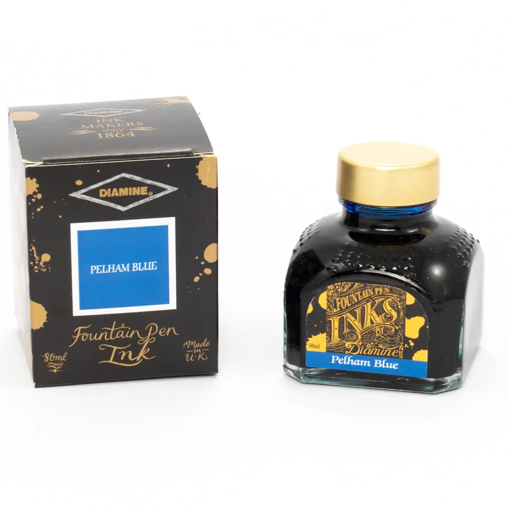 Diamine Guitar Pelham Blue Burst - 80ml Bottled Ink