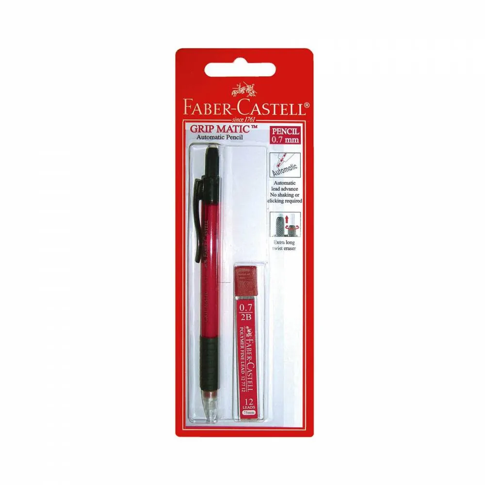 Faber- Castell Gripmatic 0.7mm   1PC Tube Lead